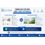 Thiết kế website: Nên chọn Template hay thiết kế riêng?