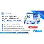 Dịch vụ thông báo website bán hàng online với Bộ Công Thương