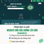 Trang web chống lừa đảo tích hợp AI nhận diện lừa đảo 