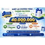 Blueweb Khép Lại Chương Trình Tri Ân Tháng 06/2026 Với Tổng Giá Trị Quà Tặng Lên Đến 40.000.000 VNĐ