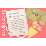 🎉🌸 CHÚC MỪNG NGÀY PHỤ NỮ VIỆT NAM 20/10/2025 🌸🎉