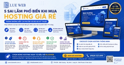 5 Sai Lầm Phổ Biến Khi Mua Hosting Giá Rẻ