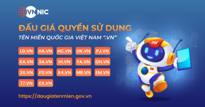 Việt Nam lần đầu đấu giá tên miền '.vn'