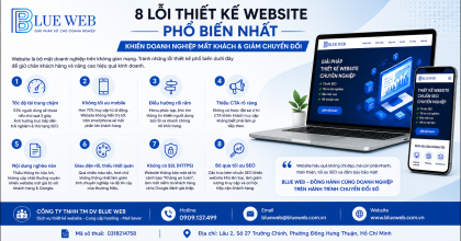 8 Lỗi Thiết Kế Website Phổ Biến Nhất Mà Doanh Nghiệp Thường Mắc Phải