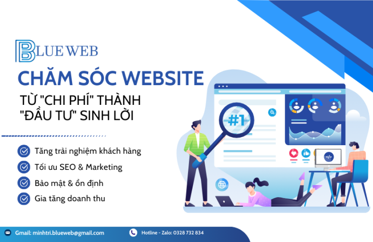 Chăm sóc Website: Từ "Chi phí" thành "Đầu tư" sinh lời