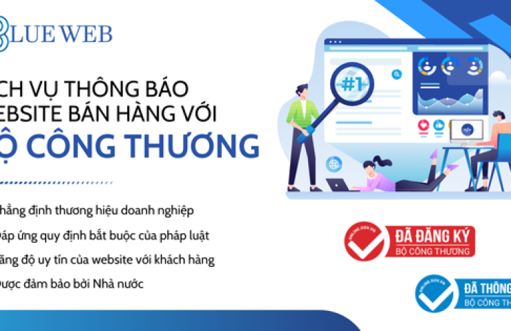 Dịch vụ thông báo website bán hàng online với Bộ Công Thương