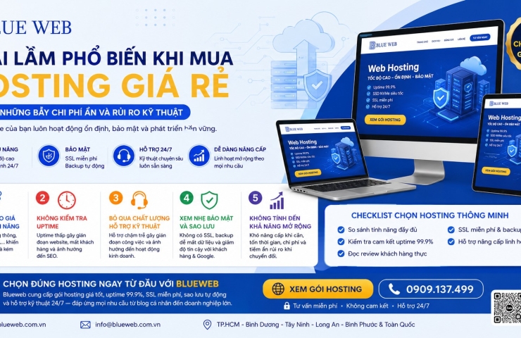 5 Sai Lầm Phổ Biến Khi Mua Hosting Giá Rẻ