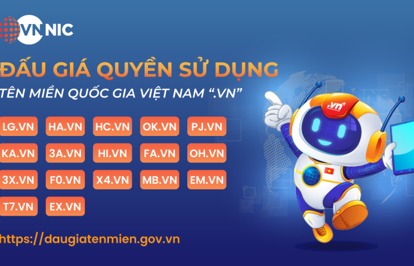 Việt Nam lần đầu đấu giá tên miền '.vn'